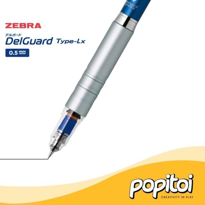 

BEBAS ONGKIR - Zebra DELGUARD Type LX Mechanical Pencil 0.5 mm pensil mekanik 0,5