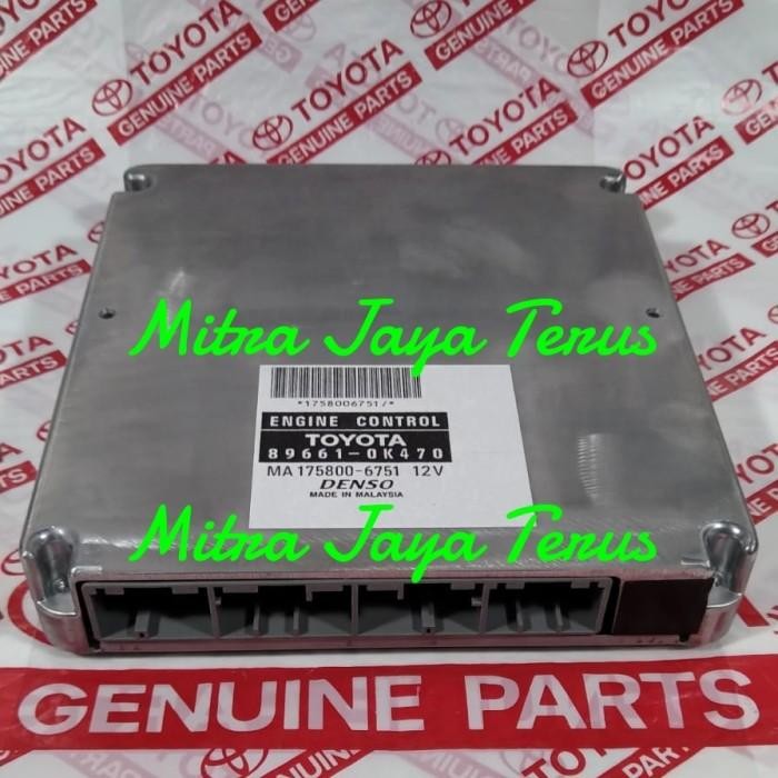 89661-0K470 Ecu Innova/Hilux Diesel Manual Computer Komputer Ok470 Ori