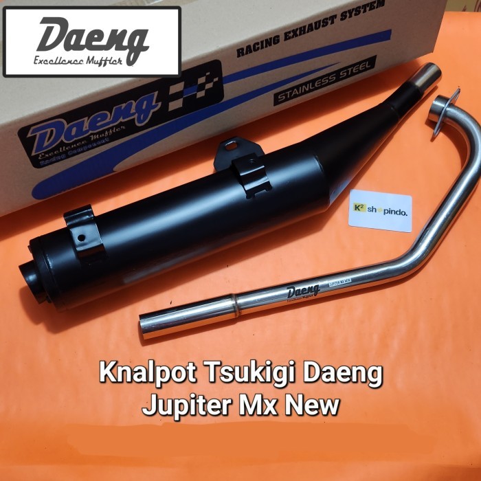 Knalpot Tsukigi Jupiter Mx New Daeng Stainless