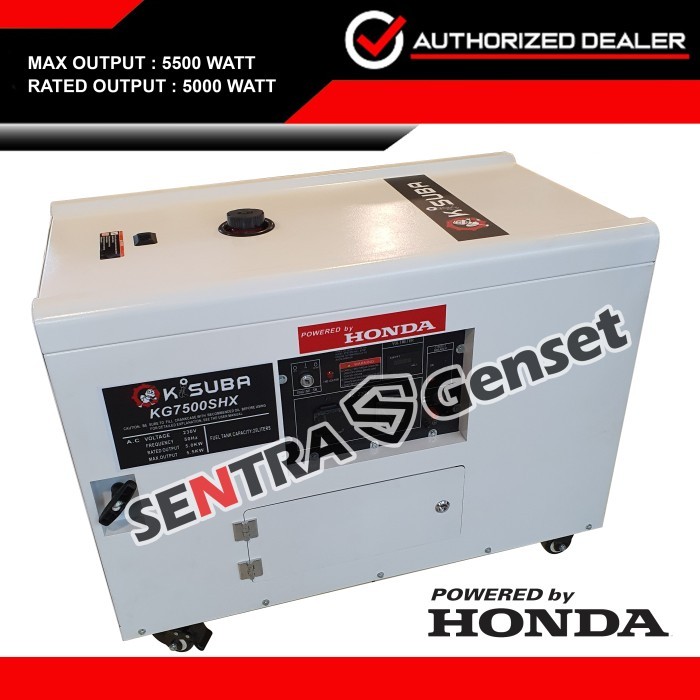 Terlaris Genset Silent Honda 5000 Watt. Honda Kg 7500 Shx Termurah