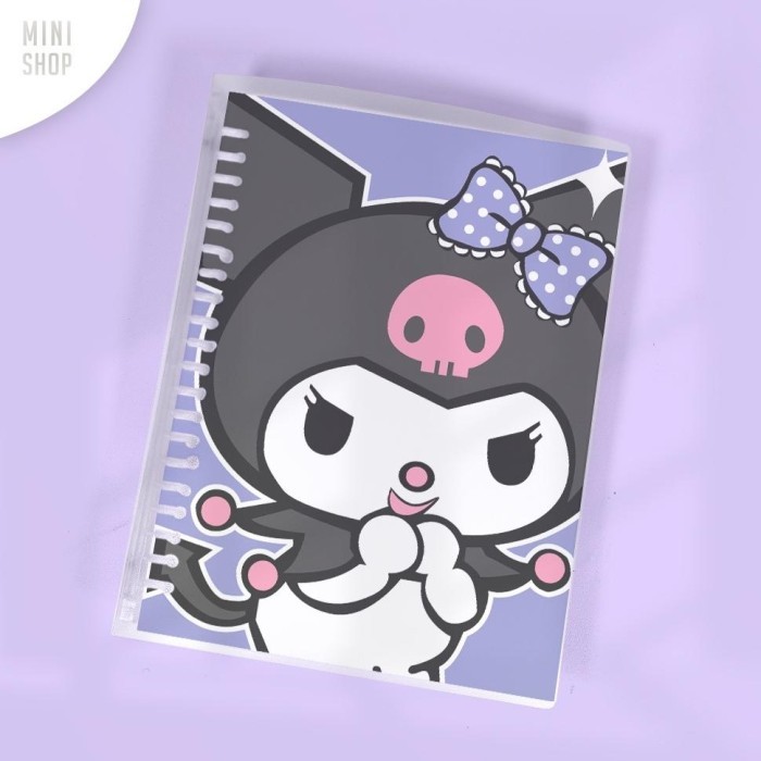 

Binder A5 Sanrio Cinnamoroll Kuromi Pochacco Hello Kitty My Melody Loose Leaf Aesthetic Notebook