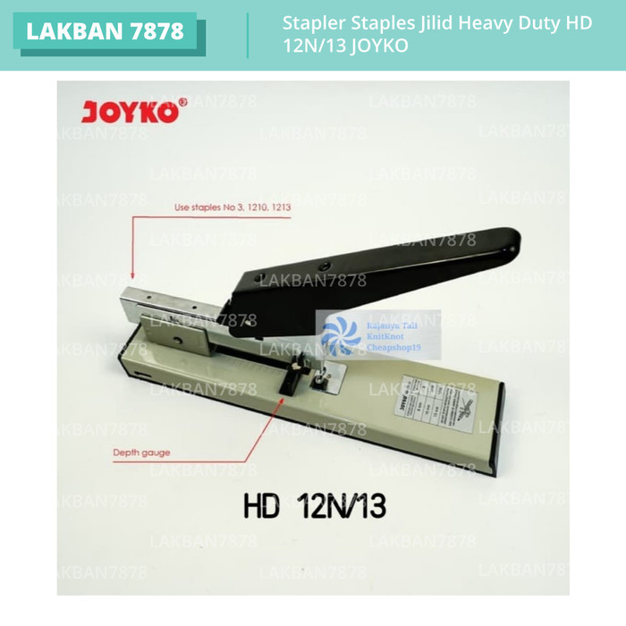 

Stapler Staples Jilid Heavy Duty HD 12N/13