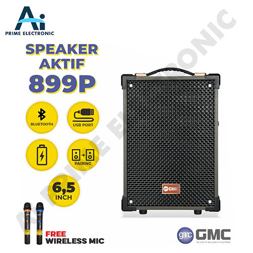 ORIGINAL GMC 899P Speaker Bluetooth Portable Karaoke (KHUSUS INSTANT)
