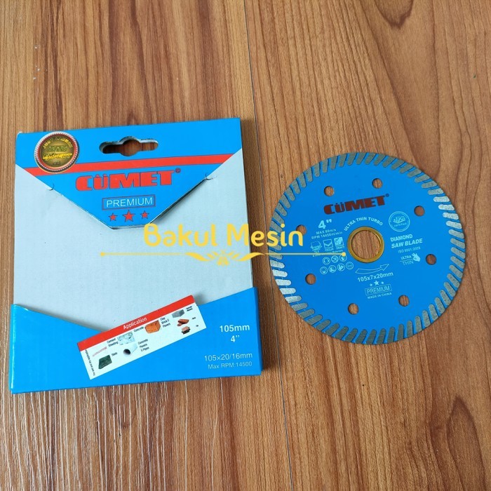 CUMET 4" mata gerinda potong keramik ceramic ultra thin turbo granit