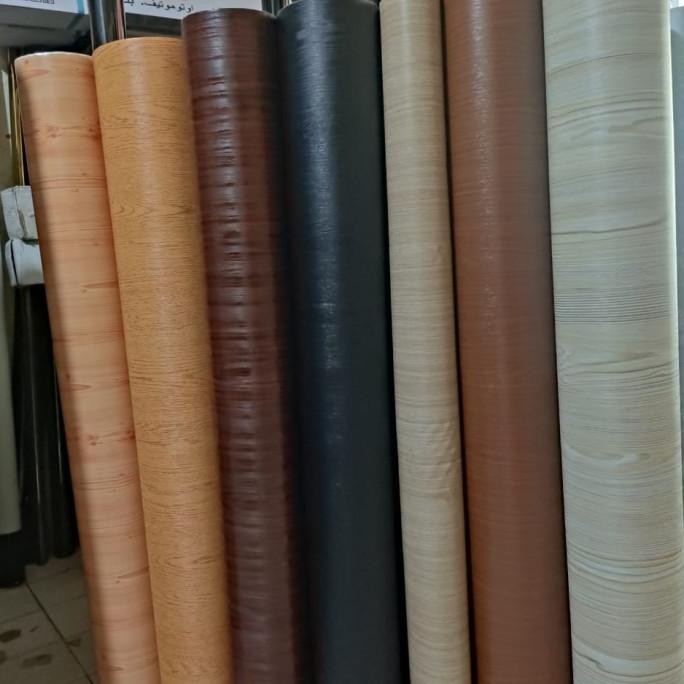 Terlaris Stiker/Sticker Kaca Motif Serat Kayu/Sticker Kaca