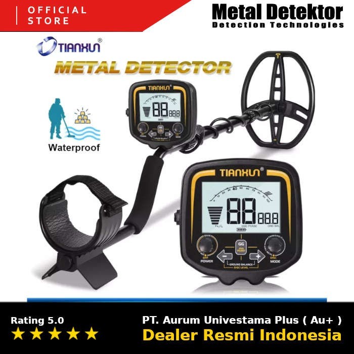 Metal Detector TX 850 - Detektor TX850 Pencari emas dan harta karun