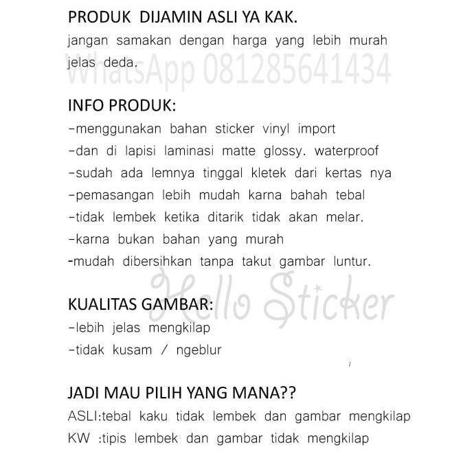 Terlaris Stiker Pintu Kamar Mandi Motif Doa Waterproof Size60X190