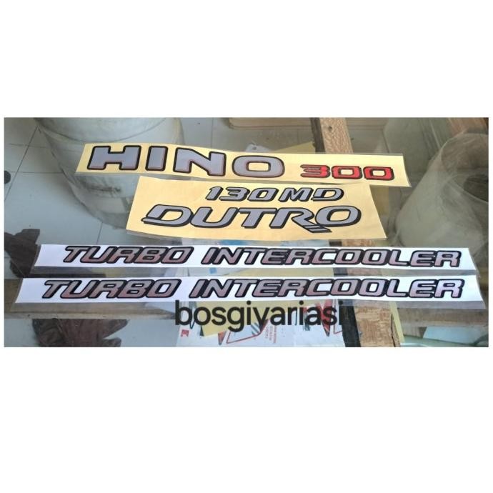 Terlaris Stiker Hino 300 Dutro 130Md / Stiker Hino Dutro 130Md / Stiker Dutro 130Md