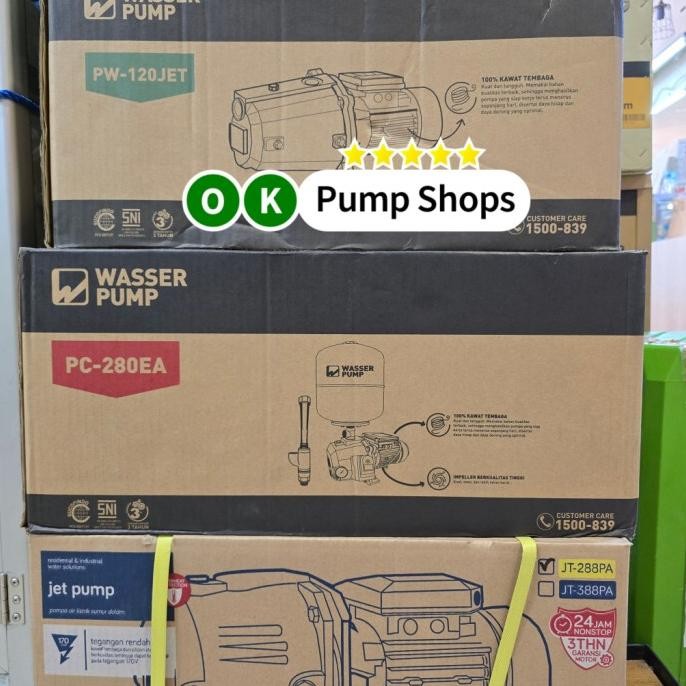 Pompa Air Wasser Pc 280 Ea Jet Pump Sumur Dalam 250 Watt