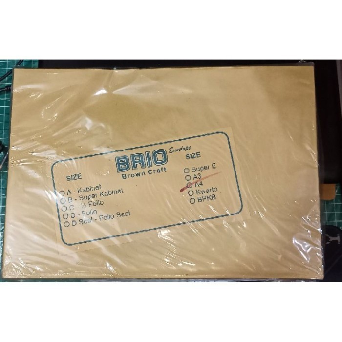 

TERBARU Brio Amplop Coklat A4