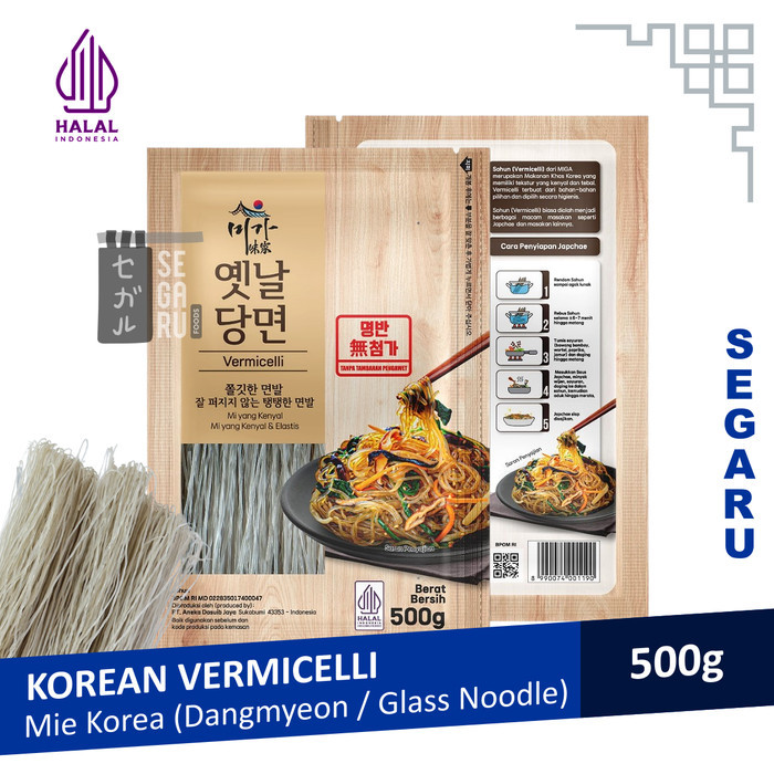 

Korean Vermicelli Sohun Soun Bihun Korea Dangmyeon Japchae 500Gr