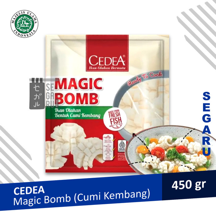 

Cedea Magic Bomb Baso Ikan Olahan Bentuk Cumi Kembang 450 Gram