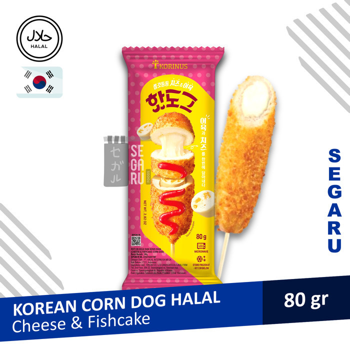 

Korinus Corn Dog Korea Korean Corndog Mozzarela Cheese Potato Halal