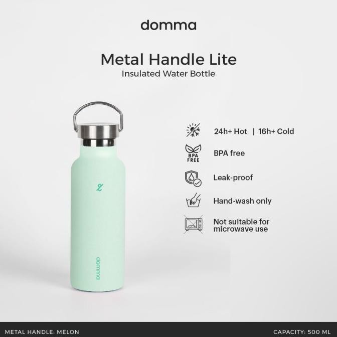 [Domma] 500 ml Botol Minum Termos Stainless Tumbler Kopi