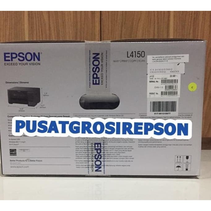 Printer Epson L4150 / L 4150 All In One Wifi Direct Pengganti L485 Dazilanura