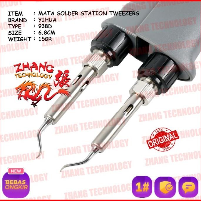 Terjangkau Mata Solder Station Twezzer Yihua 938D 938 D 2Pcs Portable Original