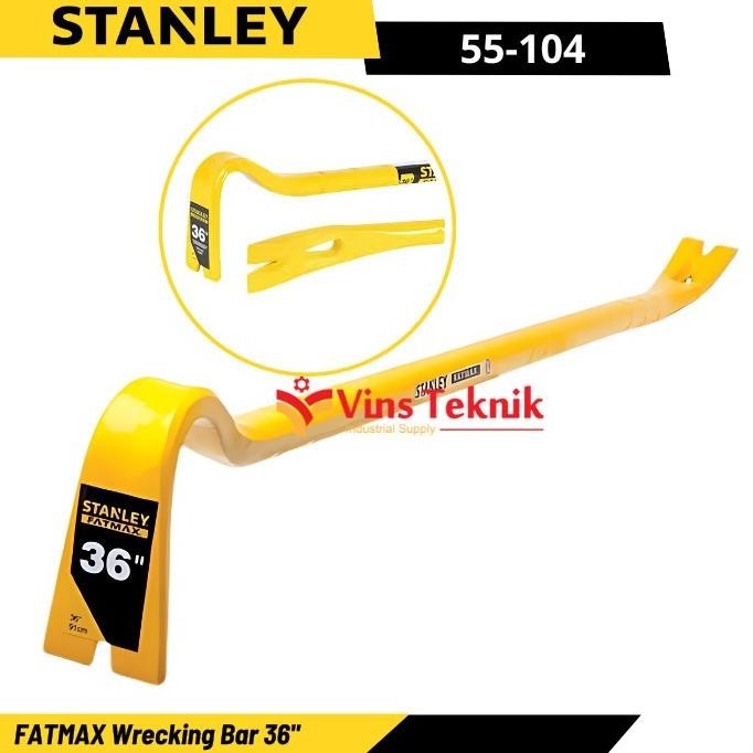 fatmax wrecking bar linggis 36inch stanley 55-104 berkualitas