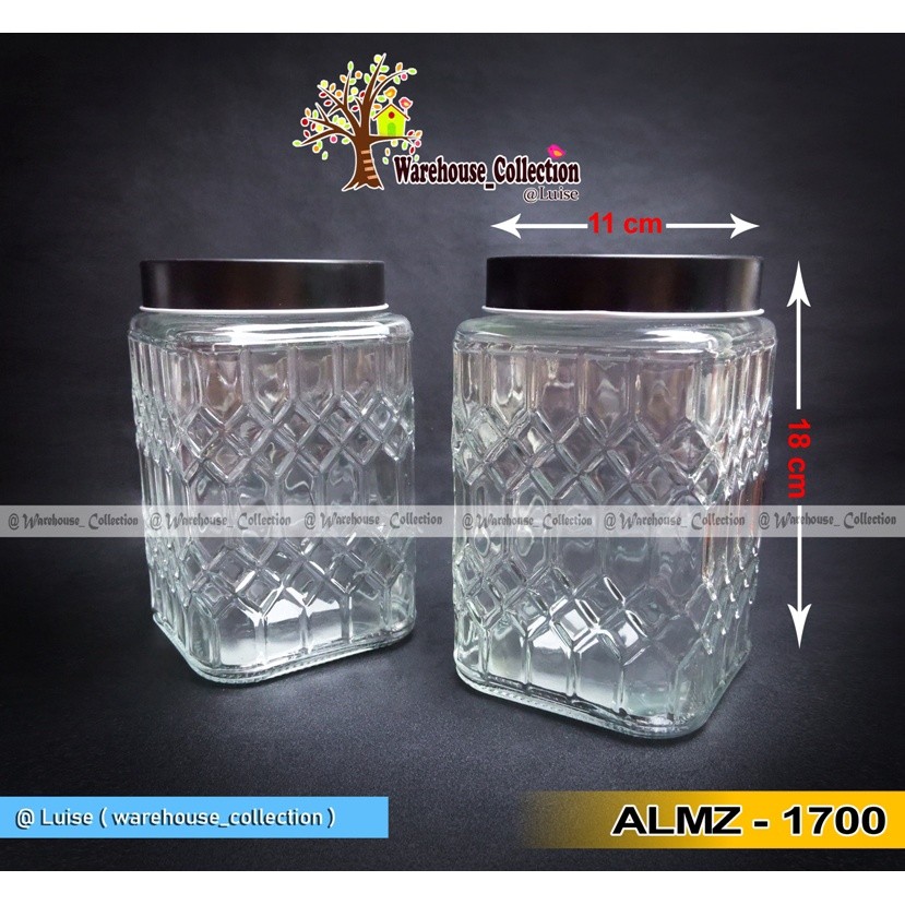 Adaajaa PER-BIJI /Toples Almez-Lid Black Toples Kaca MMS / Toples Kue Lebaran / Toples Kaca Lid