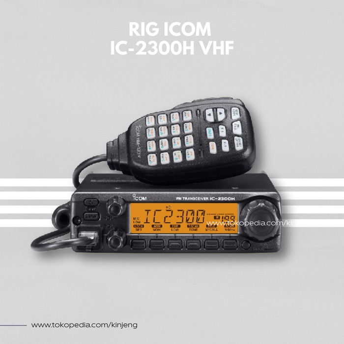 Radio RIG Icom IC-2300H HT Mobil RIG Mini iCOM VHF Singleband 65 Watt