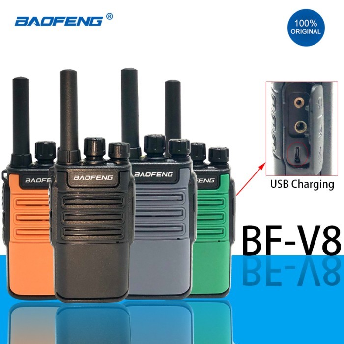 Baofeng BF-V8 HT Walkie 8KM 400-470MHz Transciever HF UHF 5800MAh