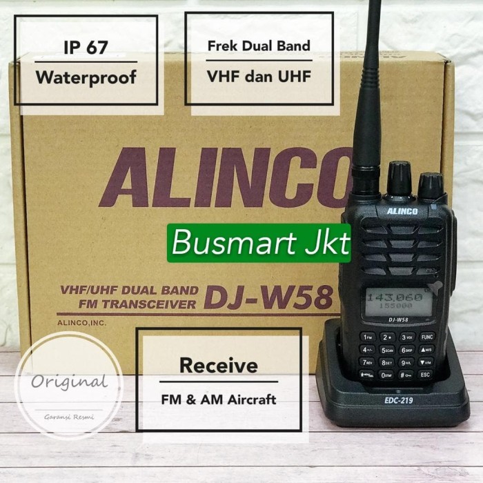 HT Alinco DJ W58 / Alinco W58 Original Garansi Resmi