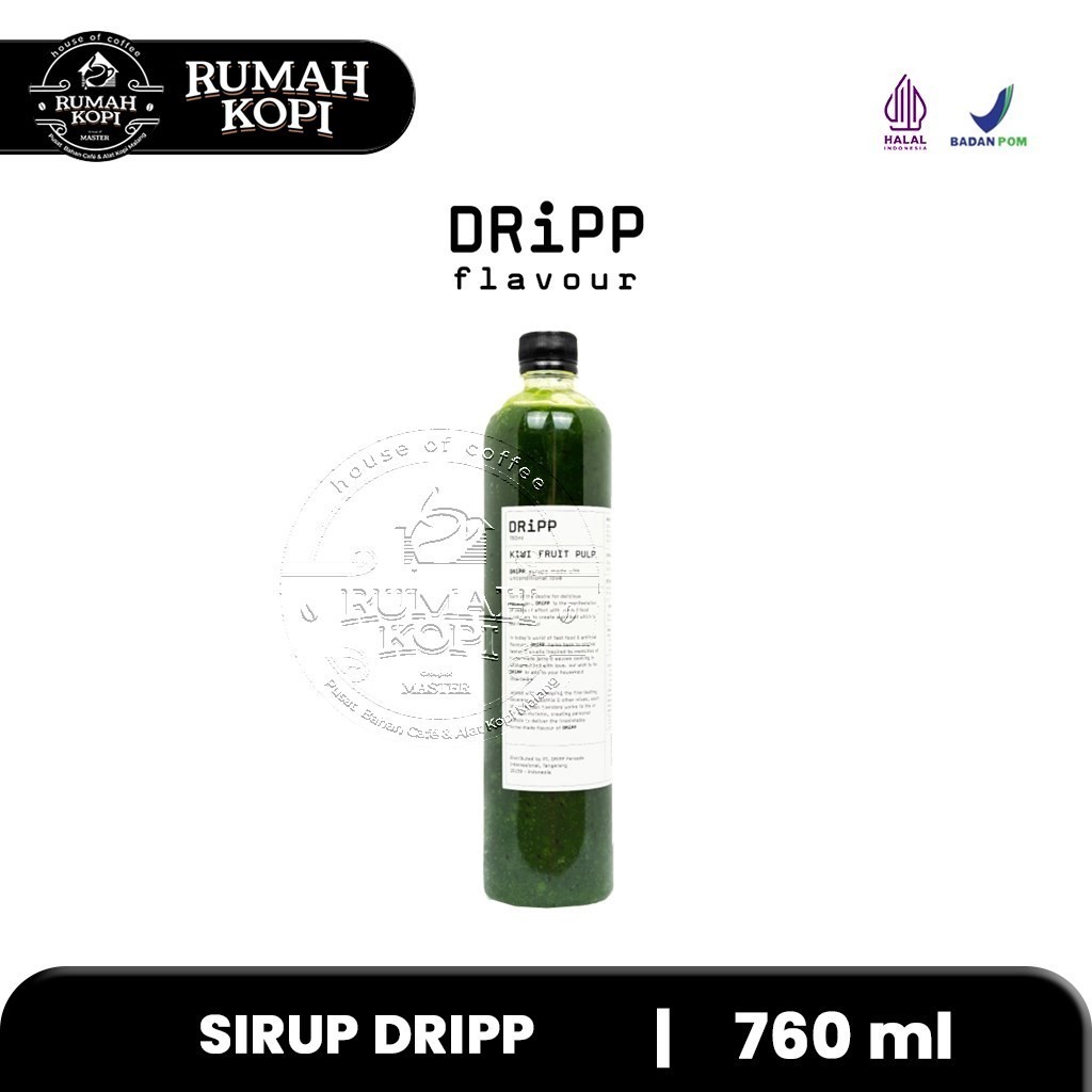 

Kiwi Fruit Pulp DRIPP Rasa Bubur Buah Kiwi Botol Plastik 760 ml