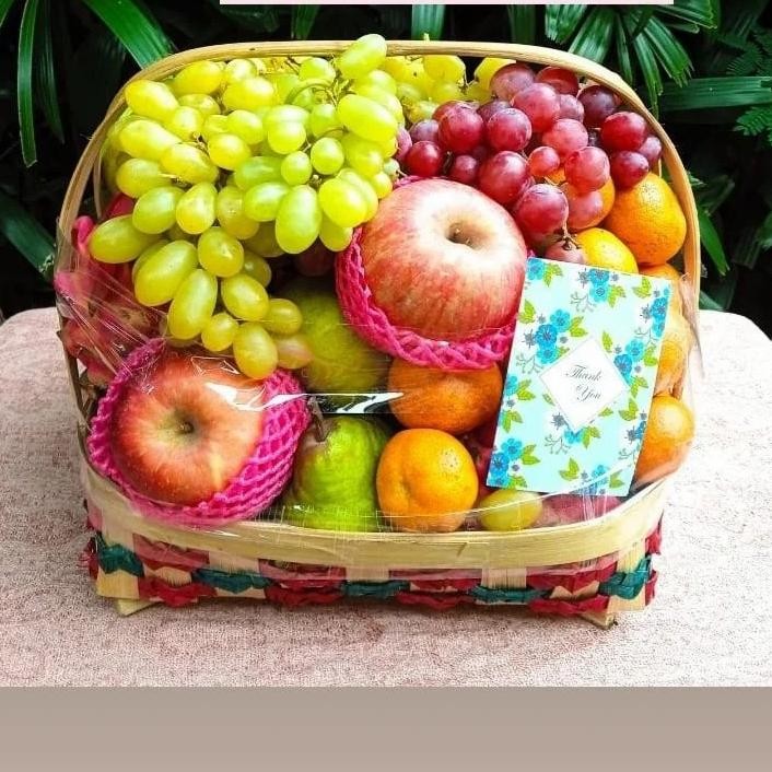 

shu paket parcel/hampers buah segar free kartu ucapan