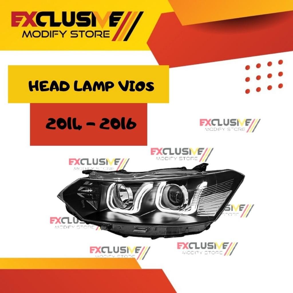 Head Lamp Toyota Vios Gen 3 2013 - 2018 ( Belum Termasuk Hid )
