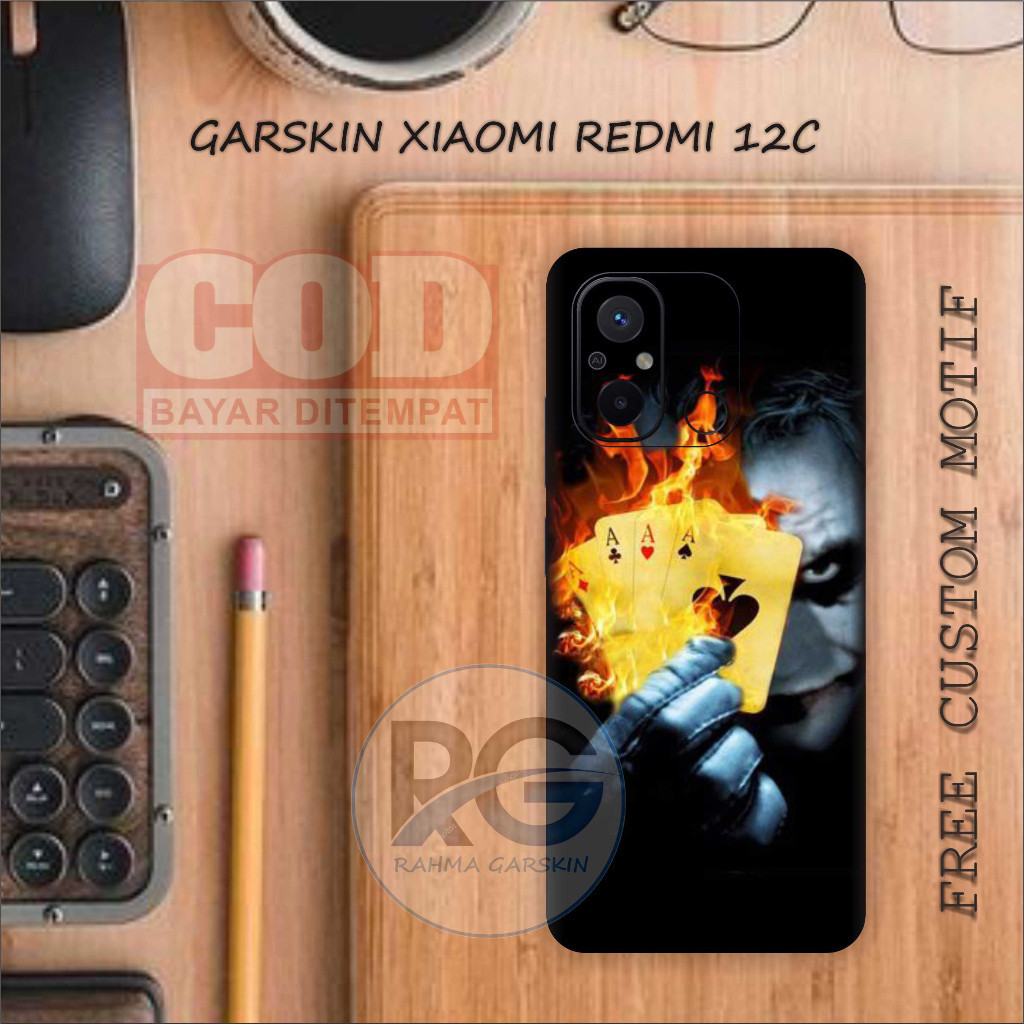 

*Fullbody* Xiaomi Redmi 12C Garskin Case/Stiker Premium Custom COD