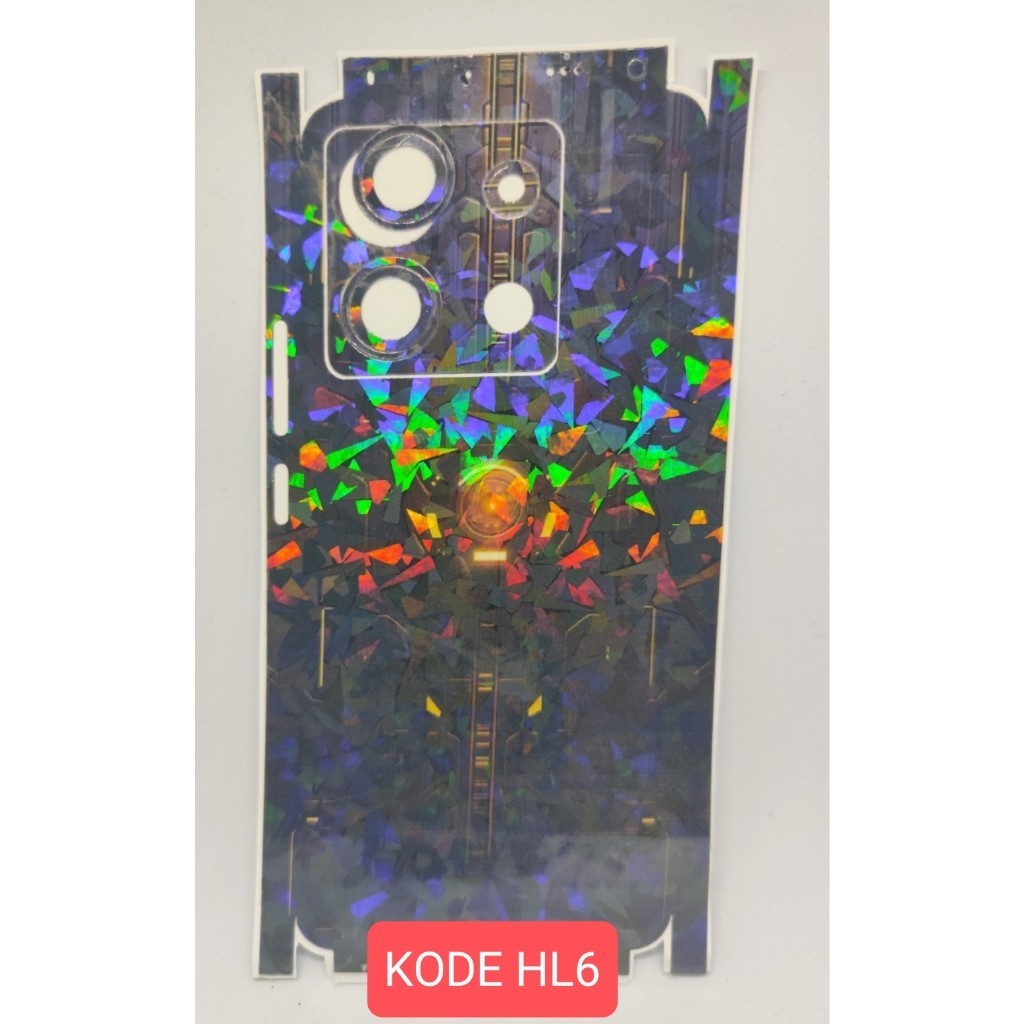 

*Fullbody* Handphone Hologram Semua Type Garskin Case/Stiker Premium Custom COD