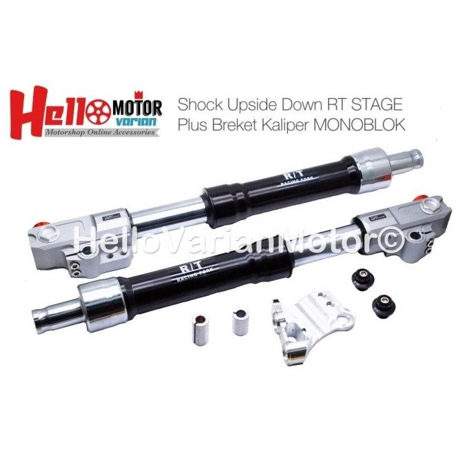 Shock Upside Down RT STAGE Copy ORI Plus Breket MONOBLOK 4 Piston