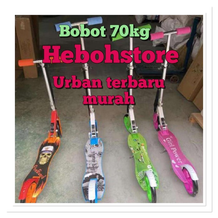 Urban Skuter/ Scooter Otoped Anak Dan Dewasa Karakter