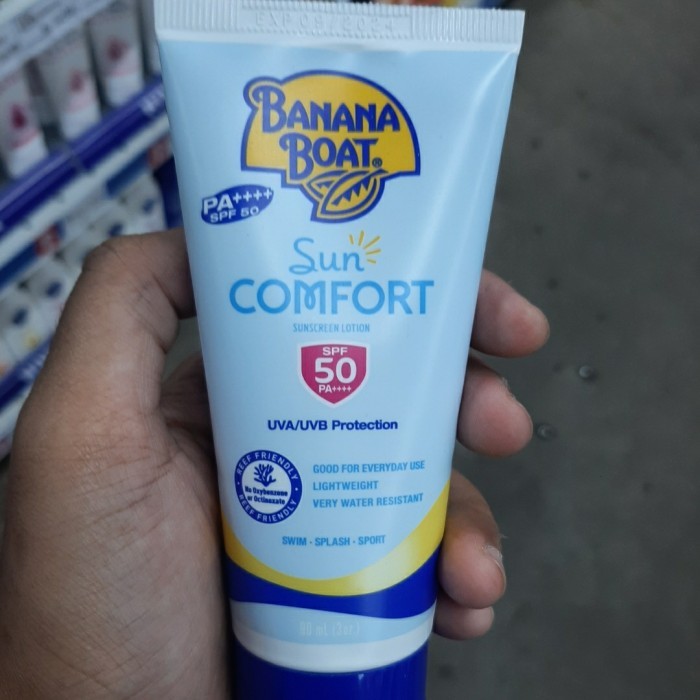 banana boat sun comfort spf 50 lotion