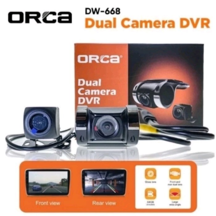 Kamera DVR Mobil Camera Dvr Depan Belakang Orca Camera Dvr Orca