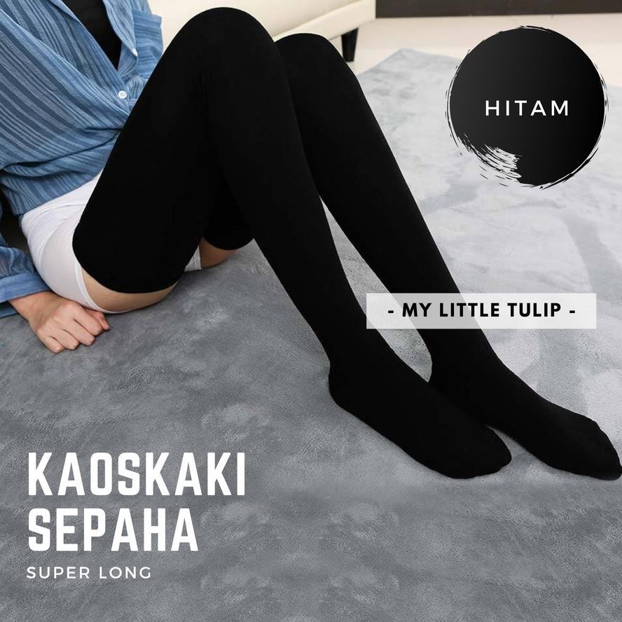 Kaos Kaki Legging Super Long / Kaos kaki Leging / Kaos kaki Paha Atas