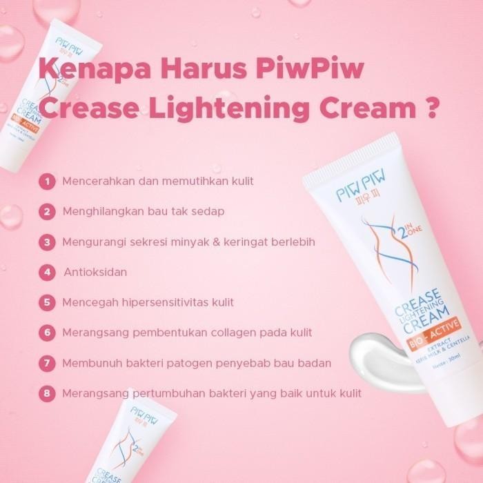 Pemutih Selangkangan Dan Ketiak Piwpiw Crease Lightening Cream Piw