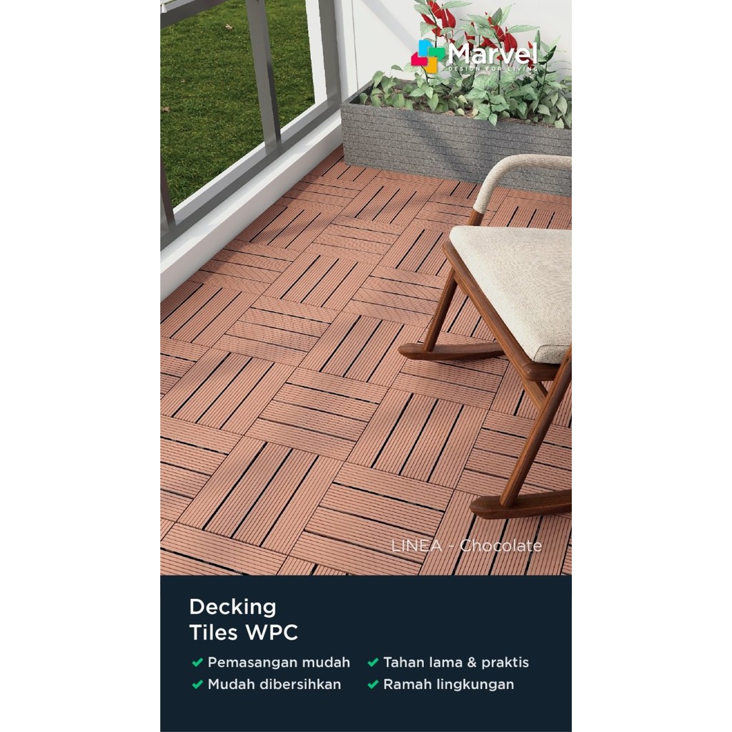 WPC DECKING TILE MARVEL