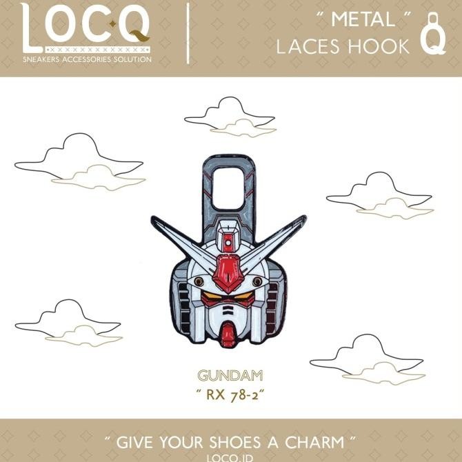 AKSESORIS TALI SEPATU METAL GUNDAM RX 78 2| SHOELACES ACCESSORIES