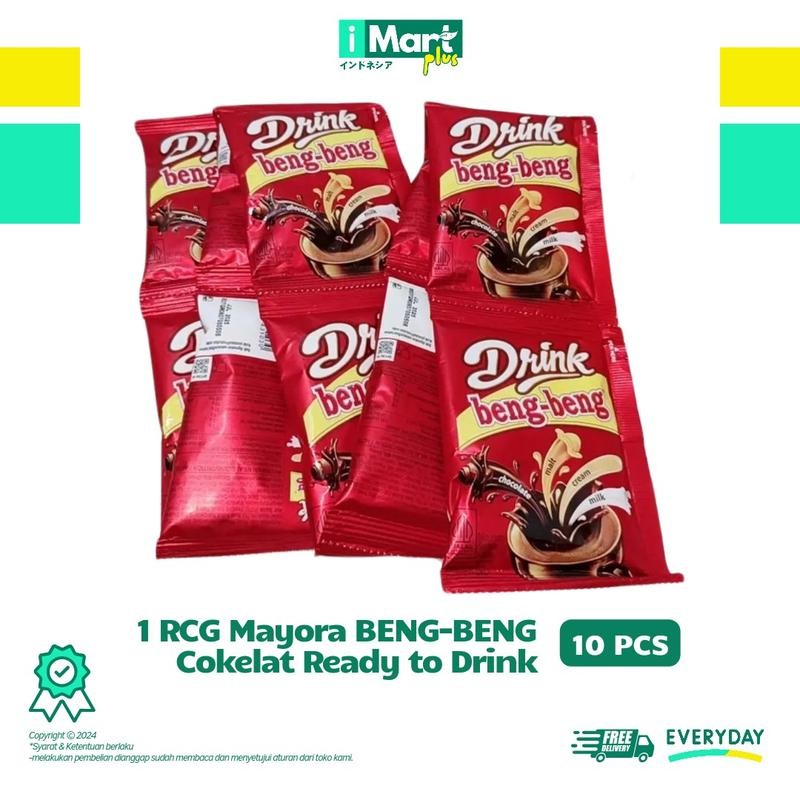 

Cokelat BENG-BENG Ready to Drink Minuman Cokelat Saset Instan Bubuk 1 Renceng Isi 10 PCS - Chocolate, Susu Manis