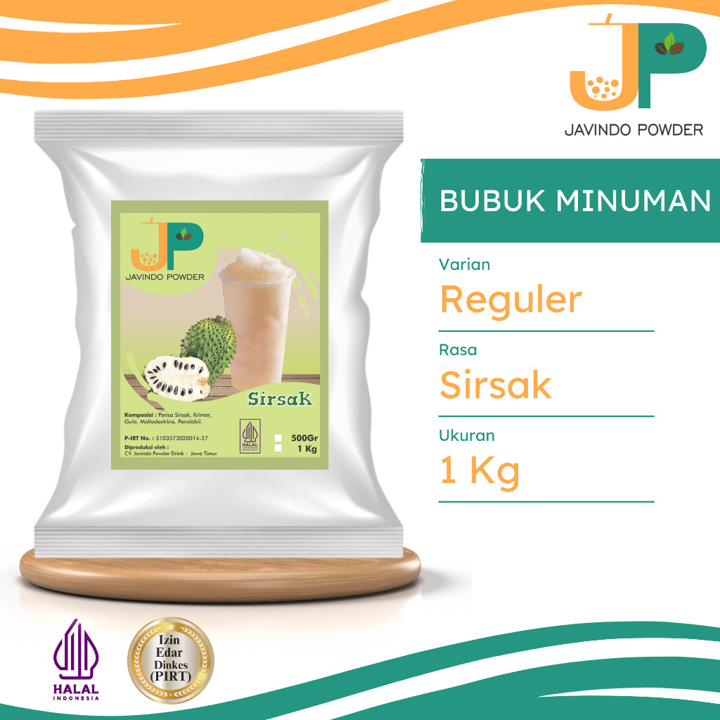 

JAVINDO Bubuk Minuman Reguler Rasa Sirsak 1 Kg Javindo Powder