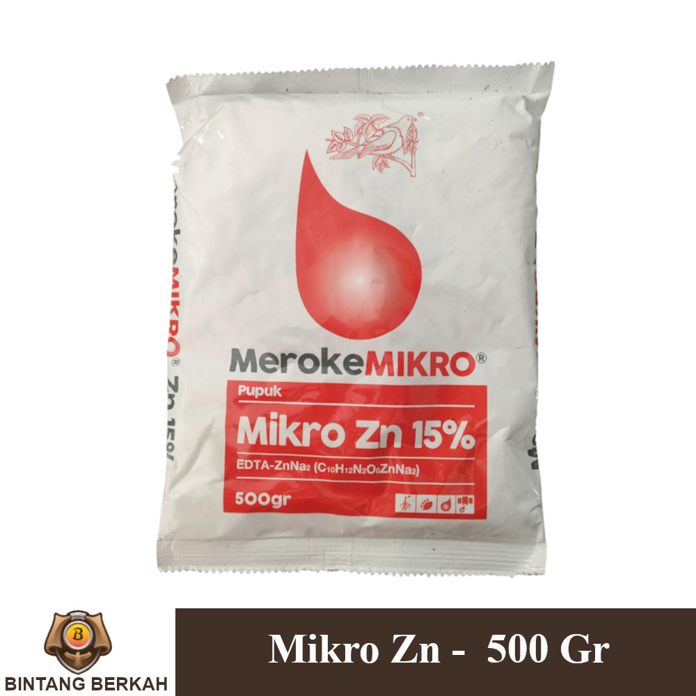 Meroke Zn EDTA 500 Gram Pupuk Mikro