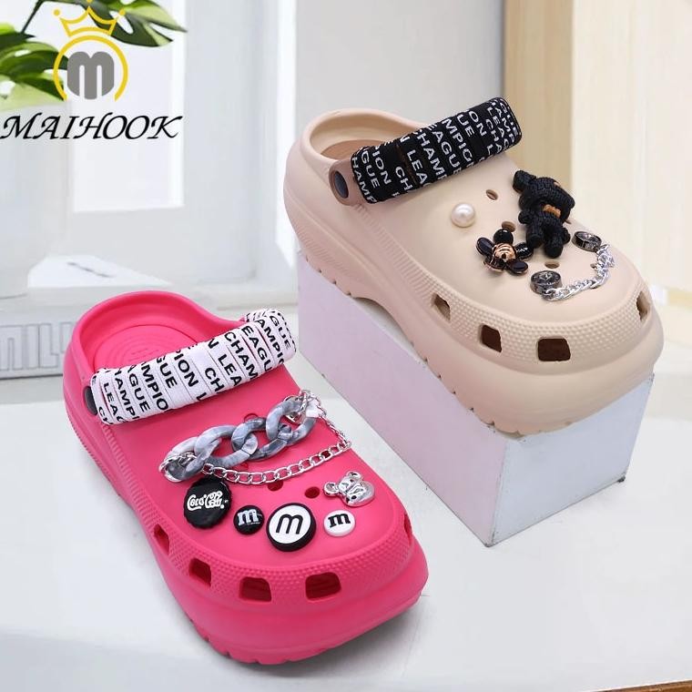 Maihook Sandal Wanita Sandal Baim Clog Terbaru 2024 Karet Sandal Fuji Bahan Eva Rubber Empuk Ringan 