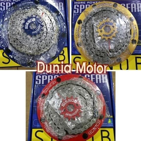 GIR GEAR SET VIXION BYSON XABRE VIXION NVA NVL GIR RANTAI SINNOB R 15