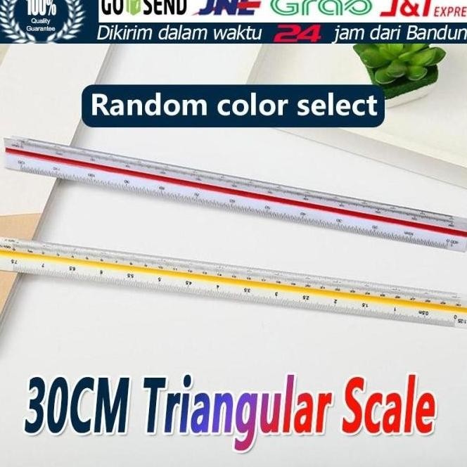 

Scale Ruler 30 Cm / Penggaris Skala Segitiga / after Dan Arsitek / TPA