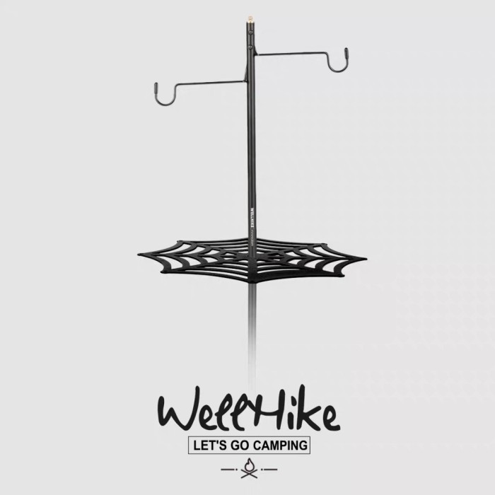 WELLHIKE Tiang Lampu Plat Spider Laba Laba Outdoor Camping