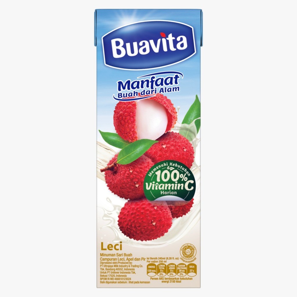 

[Cuci Gudang] Buavita Lychee 250 ml