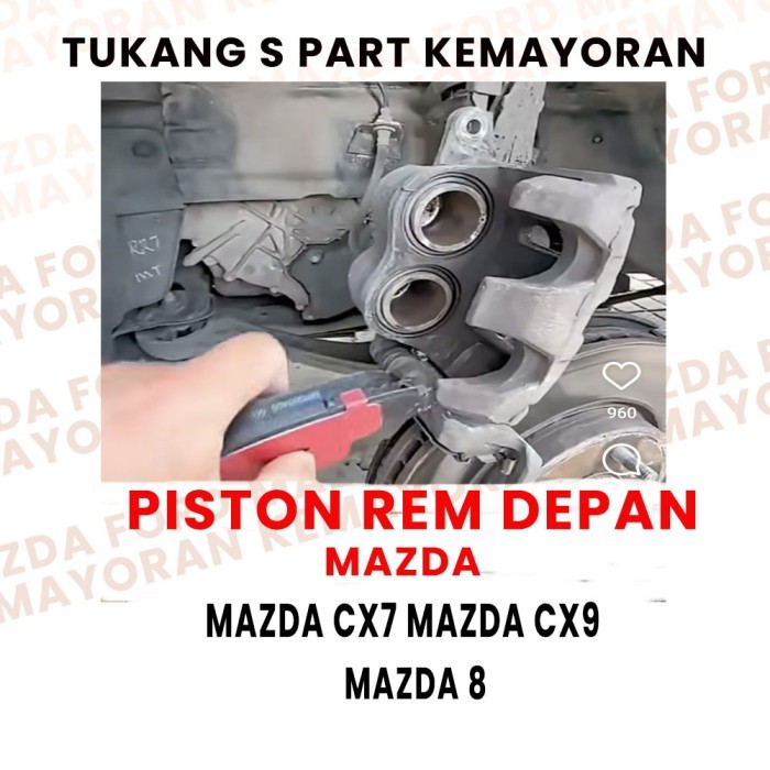 Piston Caliper Rem Mazda Cx7 Dan Cx9. Piston Rem Mazda Cx7 Cx9 Depan