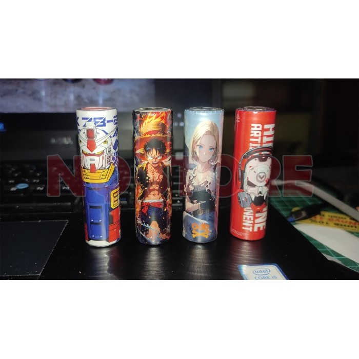 

STICKER Custom PACK WARP PELINDUNG BATTERY 18650