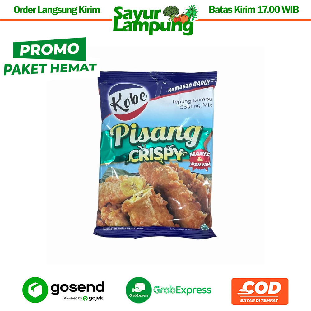 

PaHe Kobe Tepung Pisang Crispy (1 Pcs) 70 Gr - Sayur Lampung