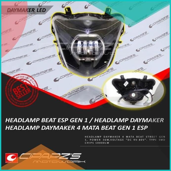 LAMPU UTAMA DAYMAKER CSTM PNP BEAT STREET GEN1/ DAYMAKER BEAT ESP GEN